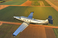 Pilatus PC-12 cabin