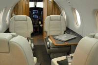 Pilatus PC-12 cabin