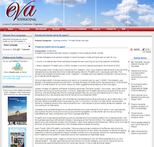 Private-jet-charter-set-to-fly-again