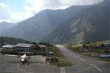 Lukla airport by private jet