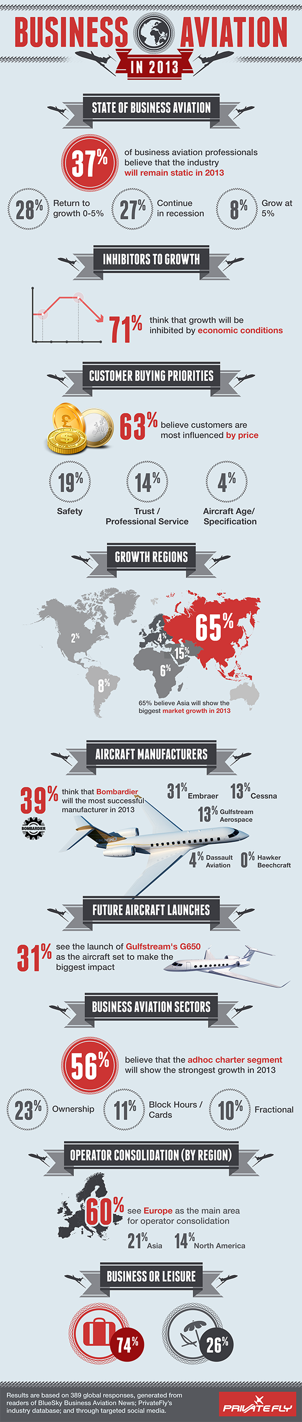 Business aviation infographic