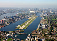 Landing at London City Airport by Private Jet
