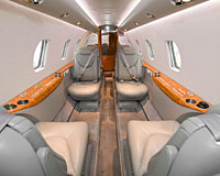 Citation XL interior